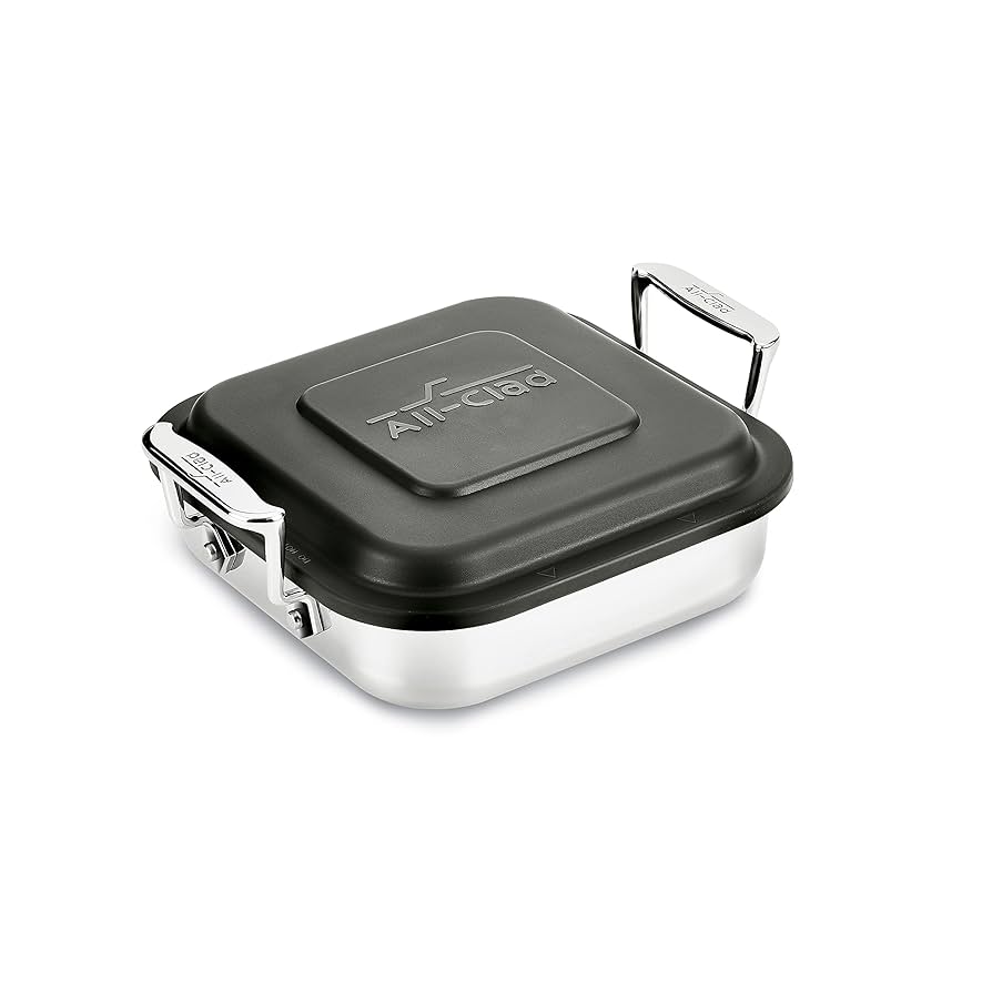 All-Clad ステンレススチール フライパン 蓋付き All-Clad オールクラッド ステンレス25cmフライパン・フタ付き